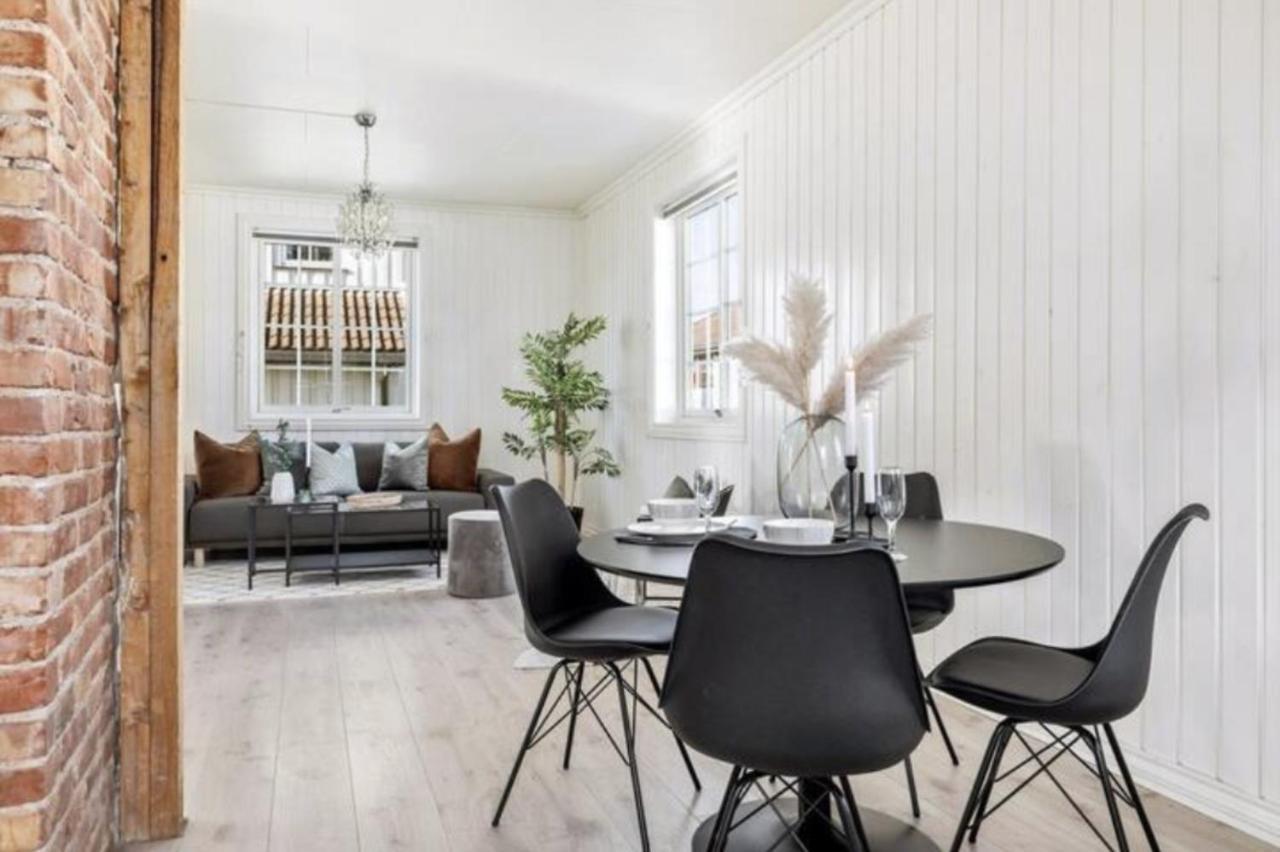 Апартаменты Lys Og Sentral Leilighet Med Terrasse Og Hage Лиллехамер Экстерьер фото